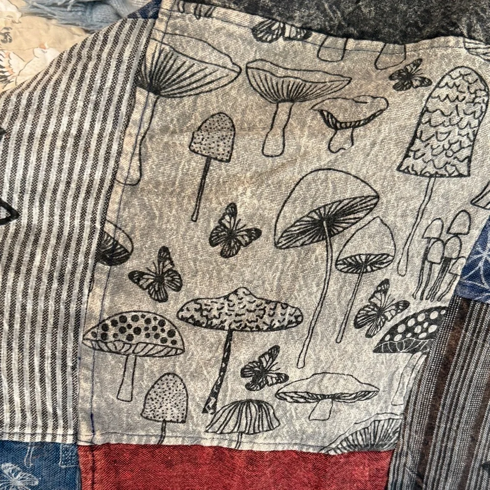 Patchwork Bohemian Harem Pants NWOT - Picture 11 of 16